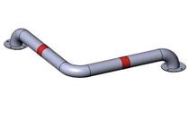 Угловой колесоотбойник (Ø 108 мм)