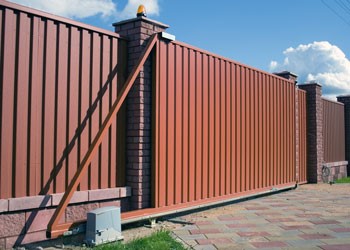 Откатные ворота с электроприводом