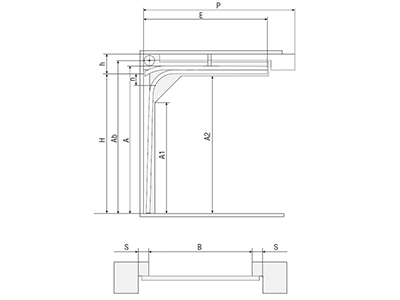 Пониженный подъем с передним расположением вала