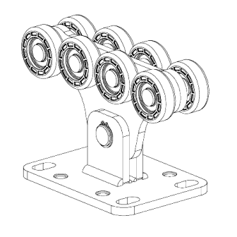 Опора роликовая ПАРА SGN.01.100