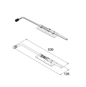 Задвижка в землю. Задвижка удлиненная. Засов для распашных ворот.