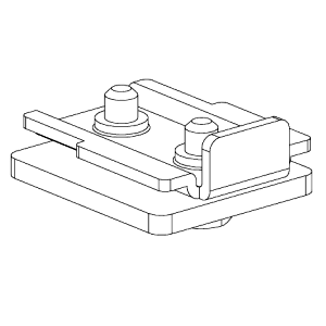 Упор SGN.02.510 для откатных самонесущих ворот Alutech