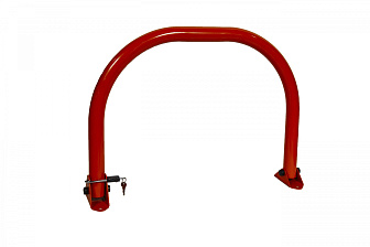 Парковочный барьер в комплекте с замком. Блокиратор парковочного места.