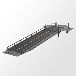 Мобильная рампа с 3-х сторонней загрузкой