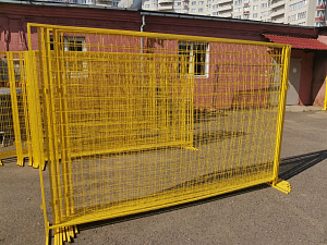 Временное строительное ограждение 2000х3000 мм