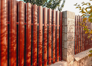 Ограждение из металлоштакета