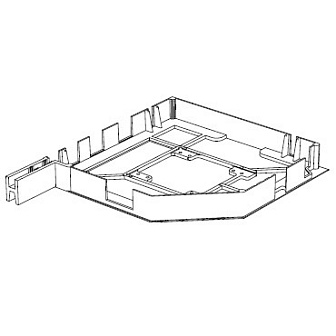 Крышка боковая RK250, аналог SB45/250/u