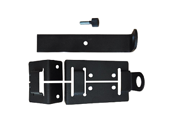 Задвижка дверная c засовом под навесной замок. Шпингалет для калитки.