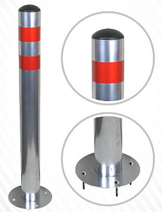 Парковочный столбик на основании анкерный Люкс