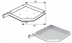 Крышка боковая RK137, аналог SB45/137/u