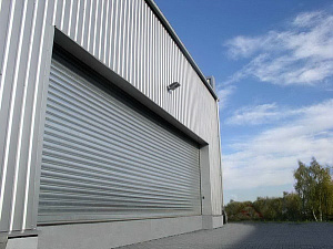 Стальные рулонные ворота из профиля RHS117