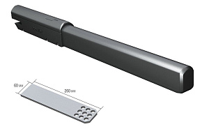 Привод SW-5000PRO для открывания ворот наружу c блоком PCB-SW