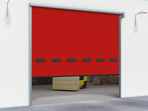 Скоростные пленочные ворота для наружного применения