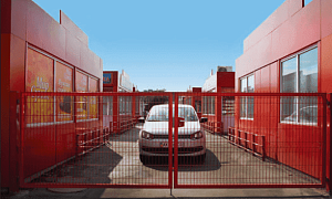 Ворота распашные с ручкой и замком 1680х4000 Класик СО (серия 11)