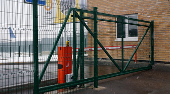 Откатные ворота с 3D панелями 2030х7000 мм