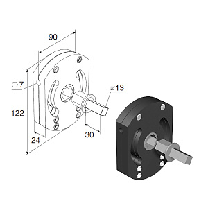 Редуктор в сборе DoorHan RW35