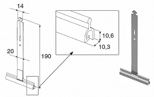 Тяговая пружина для крепления полотна к валу
