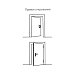 Дверь техническая 1250х2050 наружняя двустворчатая