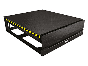 Уравнительная платформа(доклевеллер) с поворотной аппарелью