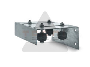 Кронштейн двойной 056 с боковым креплением для откатных ворот