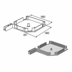 Крышка боковая RK180, аналог SB45/180/u