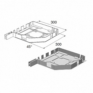 Крышка боковая RK300, аналог SB45/300/u