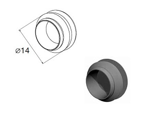 Заглушка. Заглушка для направляющей шины