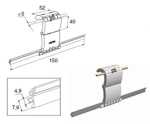 Замок автоматический RM. Ригель блокирующий RG